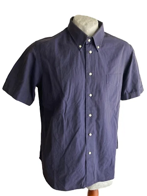 GHIRARDELLI Camicia da uomo mezza manica button down shirt jersey collo 45/18 Foto 1 de 4