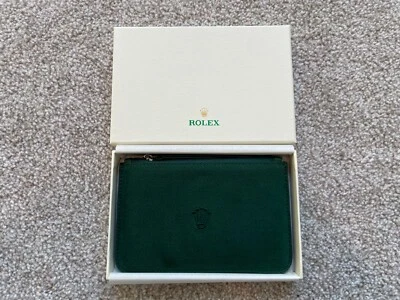Nuevo Rolex Verde Submariner Reloj Bolsa de Viaje Regalo VIP Foto 1 de 4