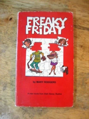 freaky friday by Mary rodgers 1972 disney movie book PB Foto 1 de 3