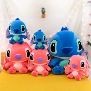 60cm Giant Lilo & Stitch Plush Couple Models, Cartoon Anime Toys, Kids Gift - Picture 1 of 10