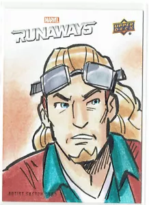 Runaways Marvel 2020 Upper Deck Sketch Card Artist Tim Shinn 1/1 - Picture 1 of 1