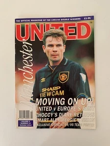 MANCHESTER UNITED OFFICIAL MAGAZINE Vol 2 No 10 OCTOBER 1994 FOOTBALL FANZINE - Picture 1 of 8