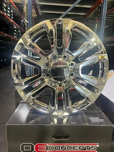 4 New 2020 Style Sierra Denali Wheels 20x8.5 Chrome 8x180 2500 GMC Chevy 2500 - Picture 1 of 5