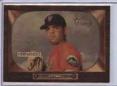 2004 Bowman Heritage Mahogany #213 Gaby Hernandez New York Mets 16/25 - Image 1 of 2