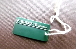 ROLEX green TAG DAYTONA  etichetta vintage 90-2000's - Foto 1 di 2