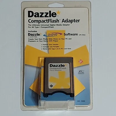 Dazzle CompactFlash Card Adapter dm-9000 New - Image 1 of 4