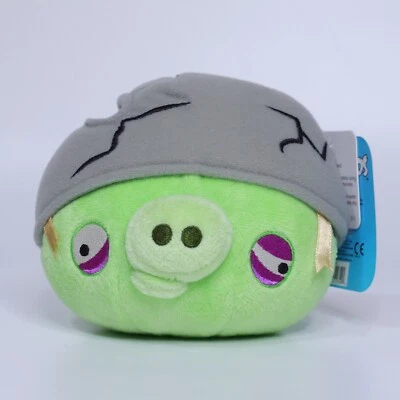 NWT Angry Birds Helmet Pig Plush | 5" 2011 CWT Collection (E11, Rovio Import) - Image 1 of 4