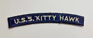 USS KITTY HAWK  SHOULDER Arch  PATCH US NAVY Naval super carrier ship - Picture 1 of 5