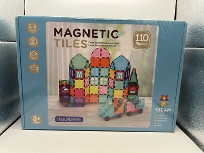 Aquadawn Magentic Tiles 110 Piece Set Sealed - Image 1 of 4