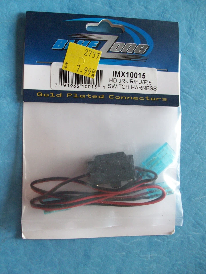 ARNÉS INTERRUPTOR IMEX 10015 ZONA AZUL HD CHAPADO EN ORO JR A FUTABA (F) 6"" IMX10015 Foto 1 de 1