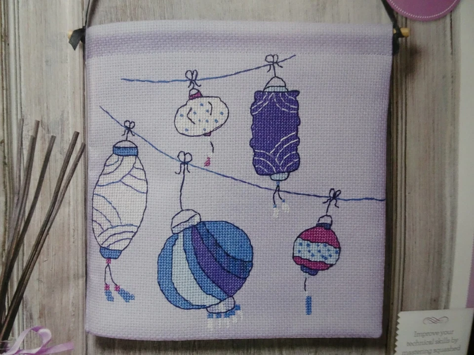 Paper Lanterns Hanging cross stitch chart designed by Zweigart - Image 1 of 1