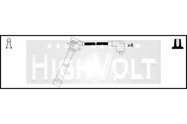 JUEGO CABLES ENCENDIDO TOYOTA CELICA 1.6 1989-1993 OEF284-1 Foto 1 de 1