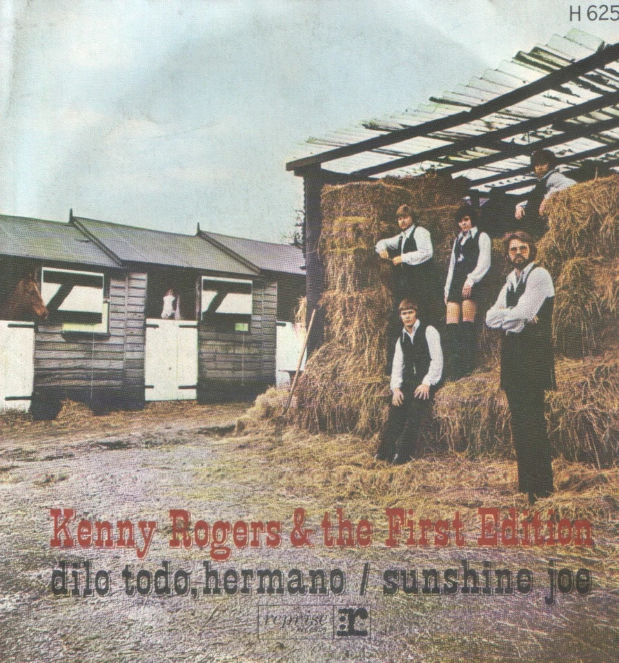 KENNY ROGERS & THE FIRST EDITION 7"PS Spain 1970 Tell it all brother - Image 1 of 1