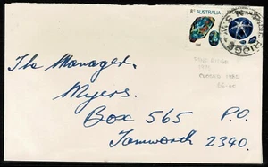 1972 Commercial cover, Pine Ridge Postmark (Closed 1985) - Picture 1 of 2