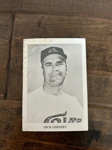 HOUSTON COLT 45'S COMMEMORATIVE POSTCARD CARD DICK GERNERT 1980'S ISSUE - Picture 1 of 1