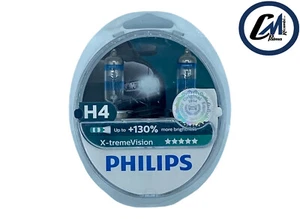 LAMPADE PHILIPS X-Treme Vision H4 12V 60/55W luce +130% luce fino a 130m 3700K - Imagen 1 de 6