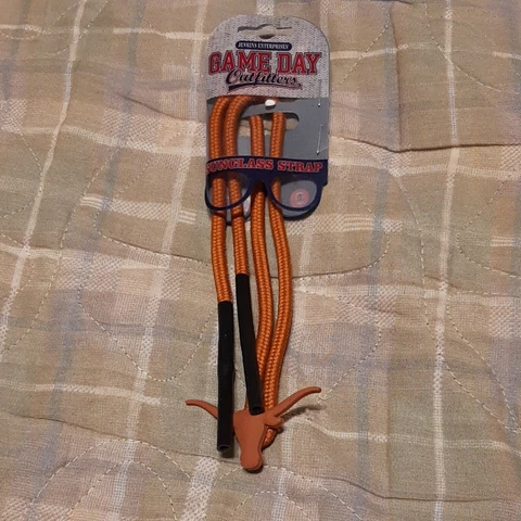 TEXAS LONGHORNS 20" rope Sunglasses Strap NCAA Licensed game day outfitters Cover