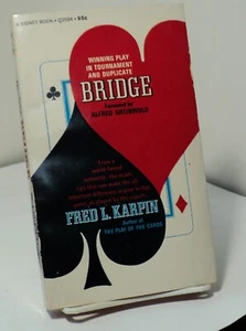 Winning Play in Tournament & Duplicate Bridge by F Karpin - Signet Q3594 - 1968 - Picture 1 of 2