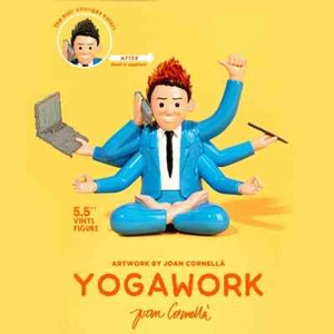 Joan Cornella YogaWork Figura Vinilo PVC Arte Juguete DDT Tienda Diseñador H13CM NUEVO - Imagen 1 de 1