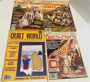 VTG Lot Craft Magazines Lady's Circle-Quilt World/Country Accents/McCalls Bazaar - Picture 1 of 7