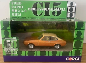 Corgi I Professionisti 1976 Ford Capri MK2 ghia Arizona Oro - Foto 1 di 8