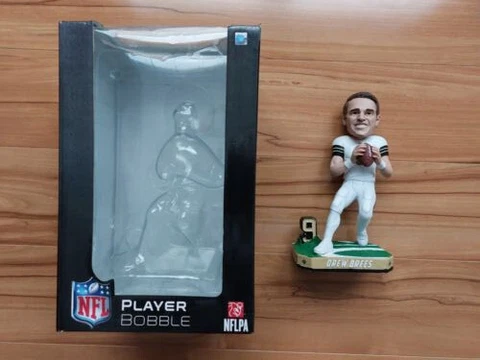 #4 of 2017 Drew Brees New Orleans Saints Special Edition Color Rush Bobblehead Cover