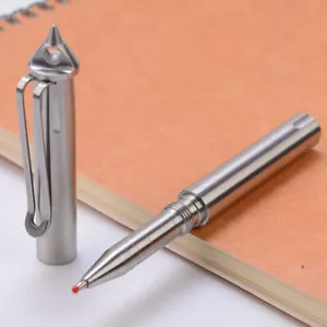 Bolígrafo táctico de acero inoxidable 3 puntas de alta resistencia EDC bolígrafo herramientas de supervivencia - Imagen 1 de 11