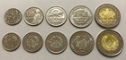 UZBEKISTAN COMPLETE COIN SET 50+100+200+500+1000 Som 2018-2022 UNC LOT of 5*