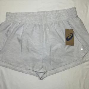 Asics Women’s Flutter Hem Shorts Running, Brief Lined Size XL NEW!! - Picture 1 of 9