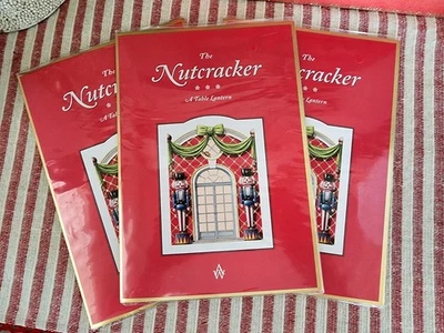 Juego de 3 linternas de papel cascanueces de Navidad decoración de mesa Foto 1 de 3