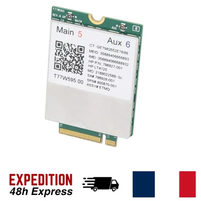 Carte 4G FOXCONN T77W595 POUR HP - Photo 1/2