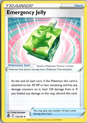 Emergency Jelly Normal Uncommon SWSH12: Silver Tempest 155/195 NM - Image 1 of 2