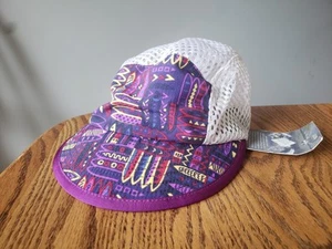 NEW VINTAGE Patagonia Hat Cap Kids Youth M 5 Panel Mesh DuckBill Made in USA - Picture 1 of 7