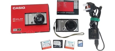 Casio EXILIM EX-ZR2000 Digital Camera 16.1 MP 18x Optical Zoom Silver - Image 1 of 4
