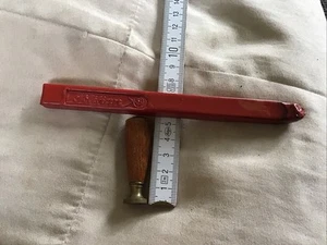 antiker Siegel Stempel Petschaft mit Initialen HO oder OH. Rotes Siegelwachs - Bild 1 von 2