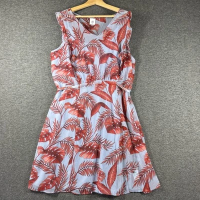 Vestido para mujer Cabi XL estampado tropical sin mangas cuello en V ropa de resort de verano Foto 1 de 4