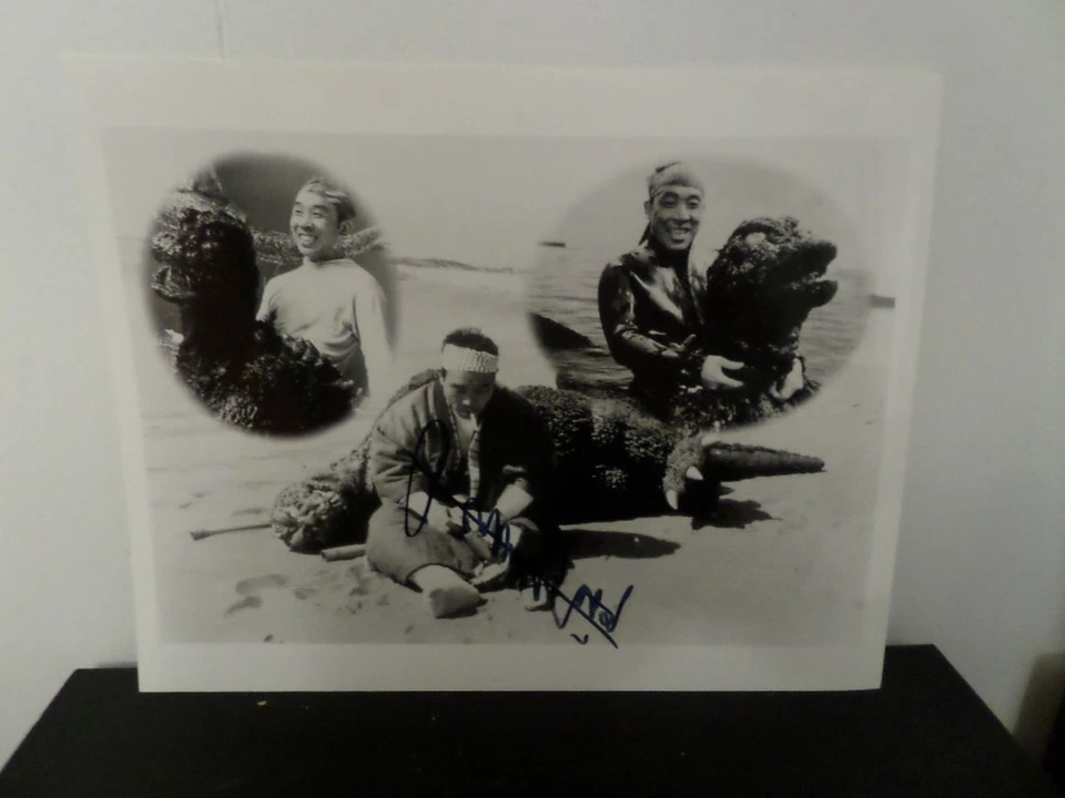 TOHO!  GODZILLA SUIT ACTOR HARUO NAKAJIMA  SIGNED/AUTOGRAPHED 8 x 10 W/COA - Image 1 of 1