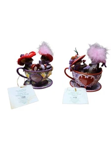 (2) Charming Tails Hamilton Collection "Friendship Is Tea-rrific Collection Ratones - Imagen 1 de 3