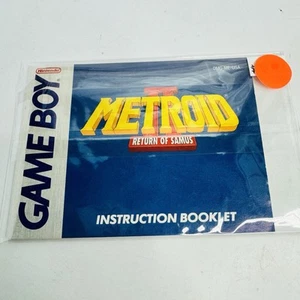 Manual Booklet **ONLY** METROID II Return of Samus Nintendo GAME BOY Instruction - Picture 1 of 2