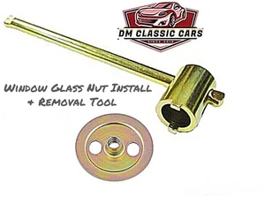 GM Door & Rear Quarter Glass Window Crank Roller Nut Install And Removal Tool QF - Picture 1 of 5