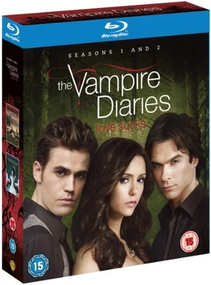 The Vampire Diaries - Seasons 1-2 Complete [Blu-ray] [Region Free] - DVD  NOVG - Immagine 1 di 2