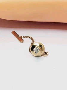 Pin vintage Estate Find diamante redondo natural 2,6 gr (88) - Imagen 1 de 5