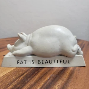 Vintage Fat is Beautiful American Greetings #132 Wise Guys 70's Pig Figure - Picture 1 of 8