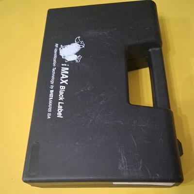 Escáner de microchip iMAX etiqueta negra RFID para mascotas, Foto 1 de 3