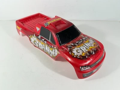 ROUGH TRAXXAS ADVANCE AUTO PARTS GRINDER MONSTER JAM STAMPEDE TRUCK BODY - Image 1 of 4