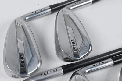Ping G700 Irons / 7-PW+SW / Black Dot / Senior Flex Ping TF 80 Shafts - Image 1 of 4