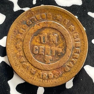 1893 Honduras 1 Centavo Lot#JM0199 Very Scarce! - Picture 1 of 2