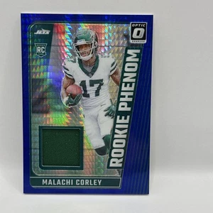 2024 Panini Donruss Optic - Malachi Corley - Rookie Phenom Blue Hyper Patch - Picture 1 of 2