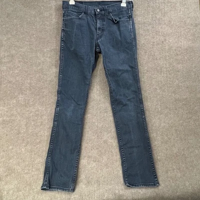 Levi Strauss 511 Mens W32 L34 Slim Fit Dark Wash Denim Jeans Pants - Image 1 of 4