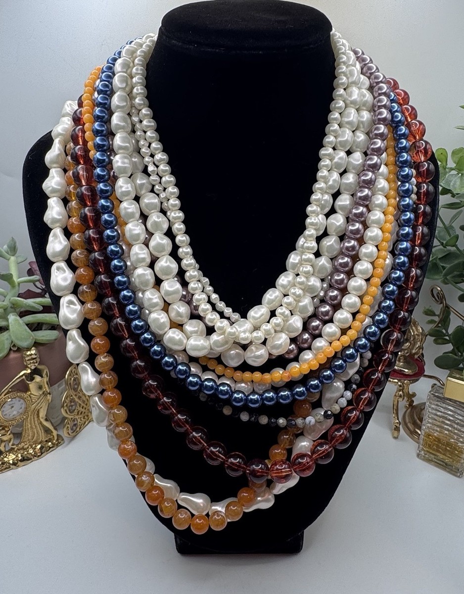 ZARA【NEW】BEADED BIB NECKLACE Zara Bib Fashion Necklaces & Pendants for sale - eBay